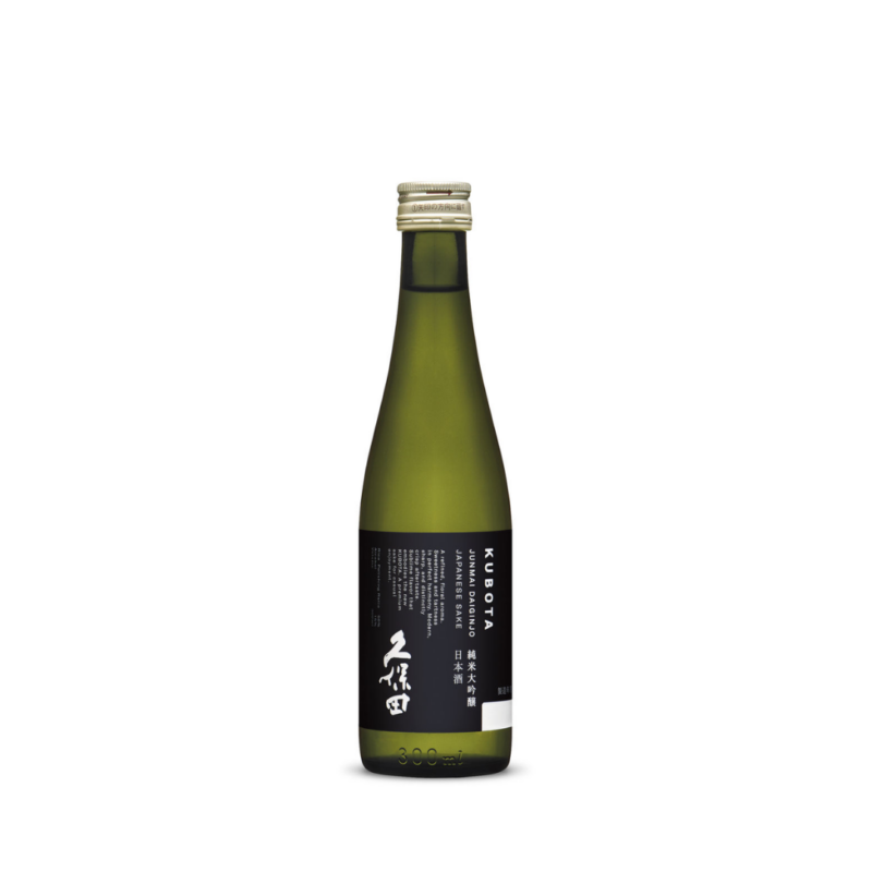 Kubota “Black Label” Junmai Dai Ginjo sake, 300ml