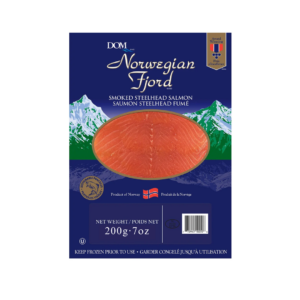 Norwegian Fjord Smoked Steelhead Salmon 200g