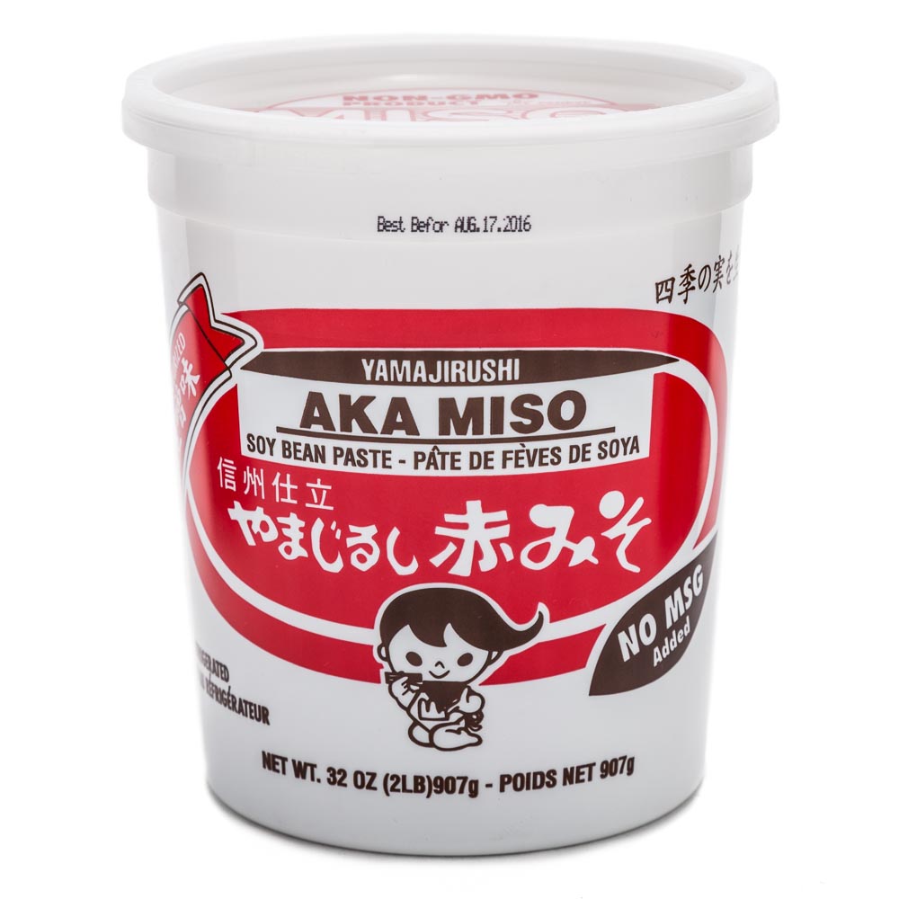 Yamajirushi Organic Aka Miso (Red), 2lbs - Ozawa Canada