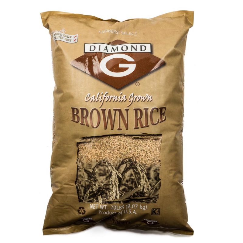 Diamond Brown Calrose Rice, 20lbs