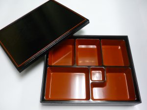 Syokado Bento Box "Black" (Rectangle box only)