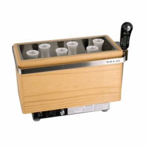 Taiji Sake Sommelier - Warmer with Thermometer, Wooden Pattern