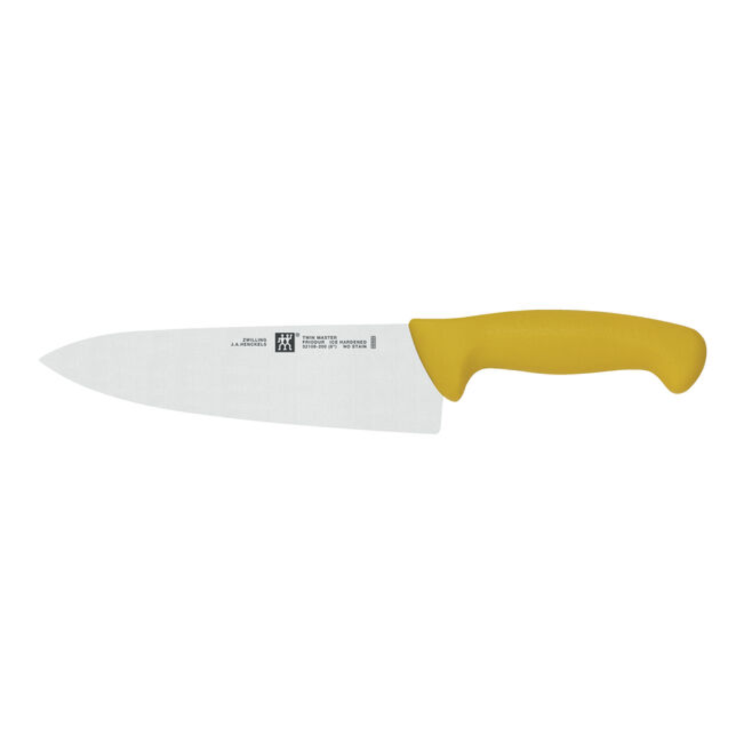 Zwilling Twin Master 8'' Chef's Knife, Yellow Handle